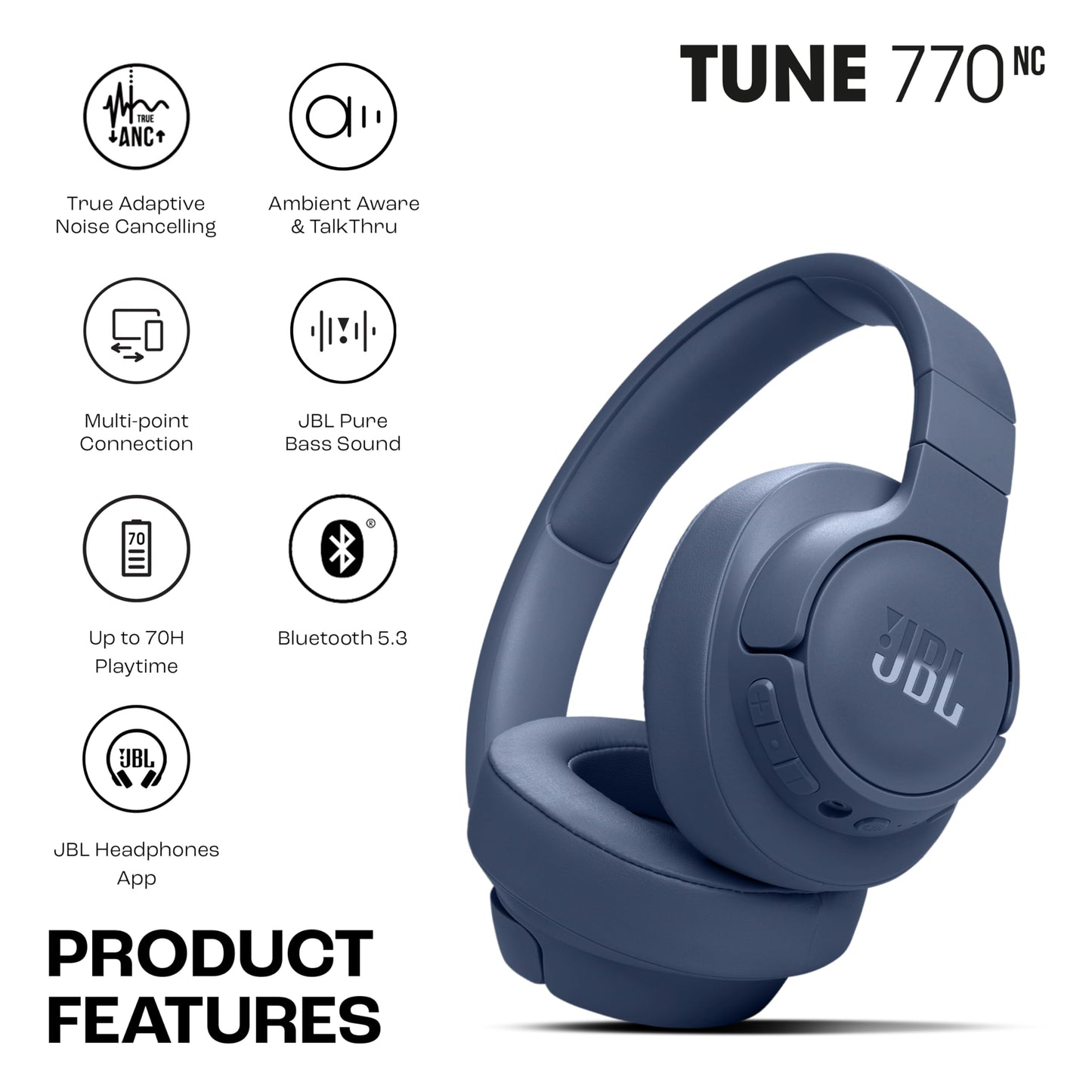 JBL Tune 770NC Headphones