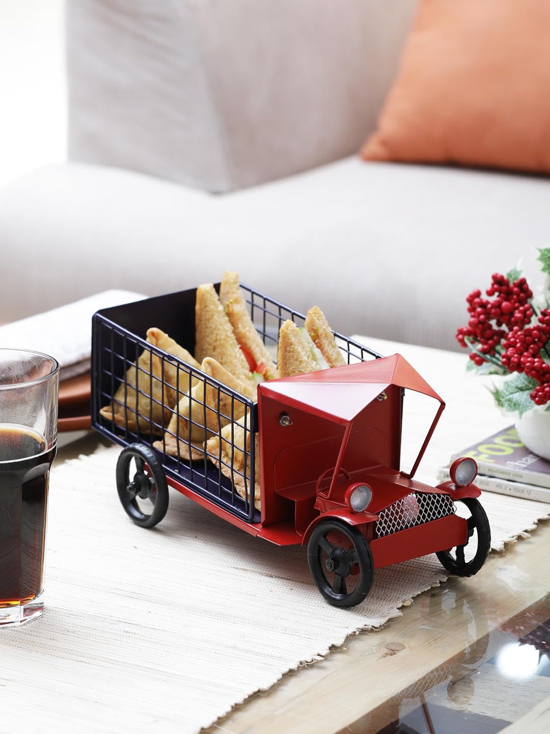 Snack Carrier Truck Platter Tray