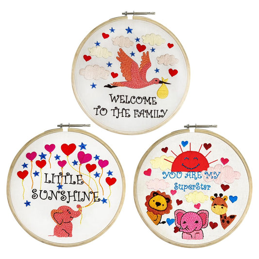 Embroidery material Combo of 3