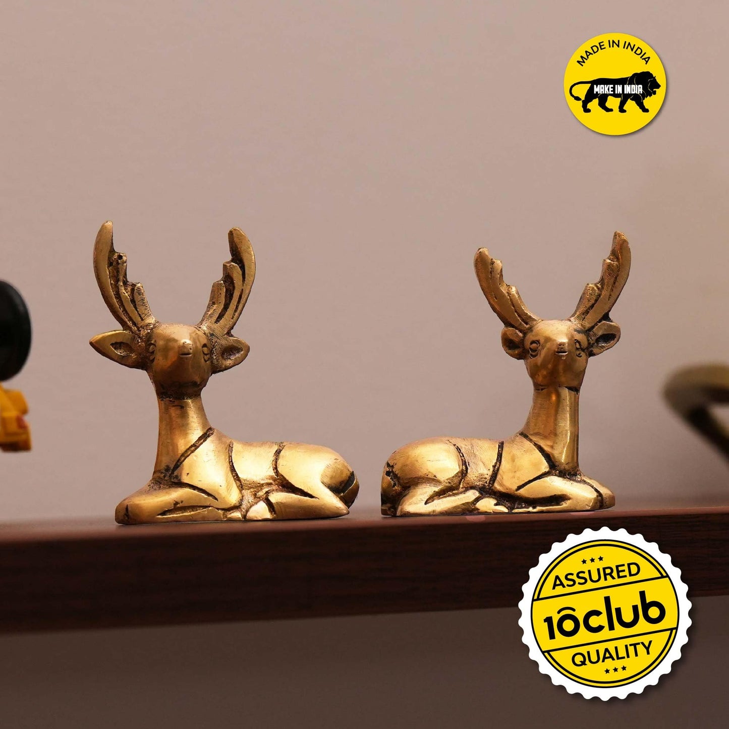 Brass Deer for Home Decor