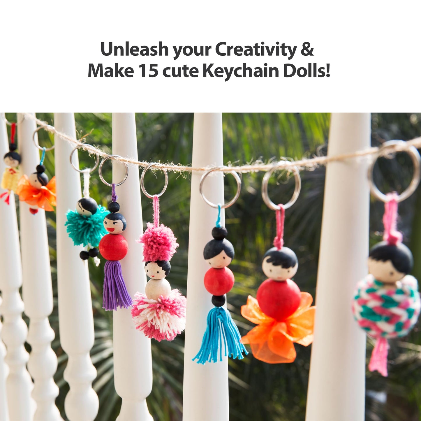 Keychain Dolls| Art And Craft Kit | 9-12 Years