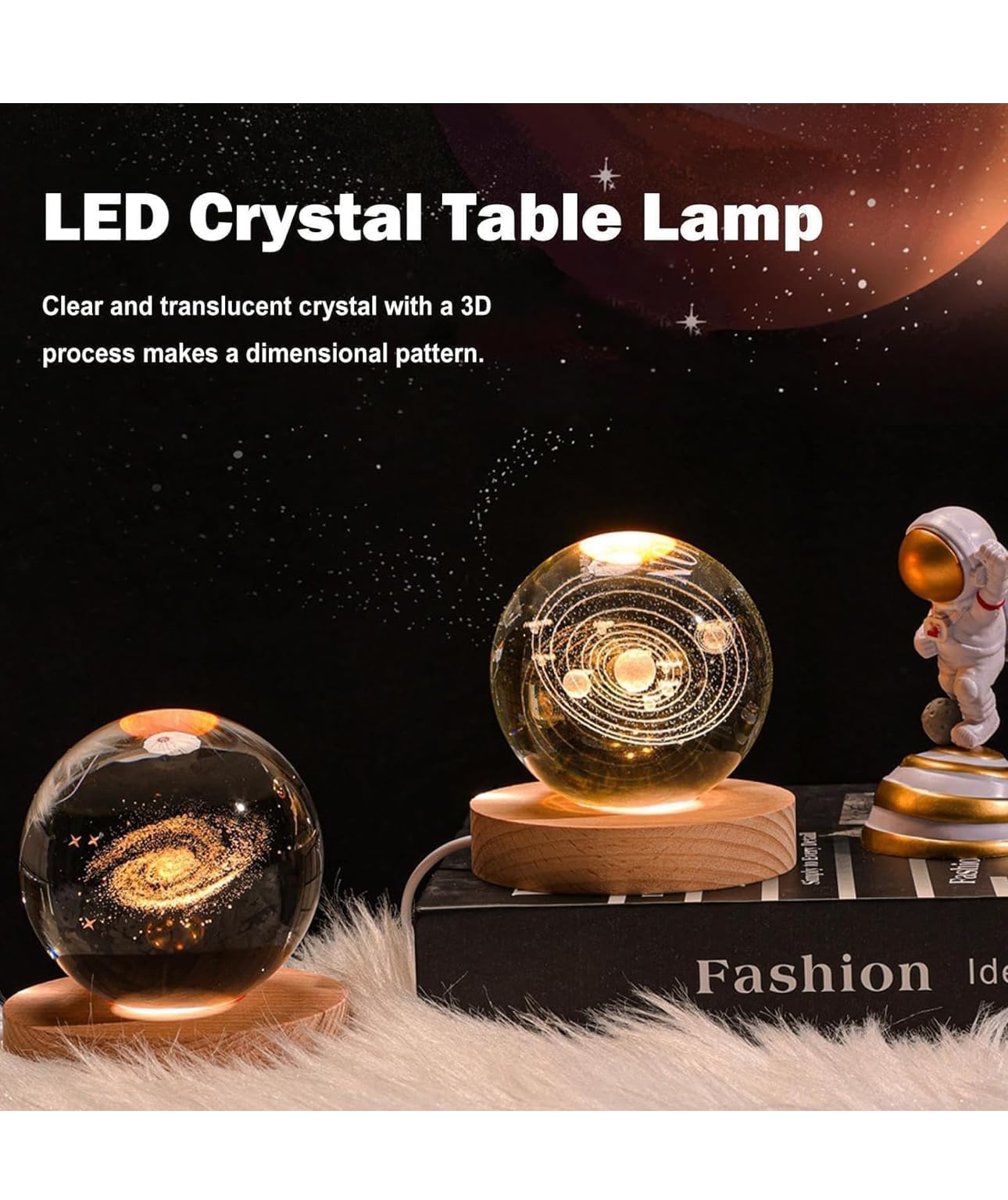 3D Galaxy Crystal Ball