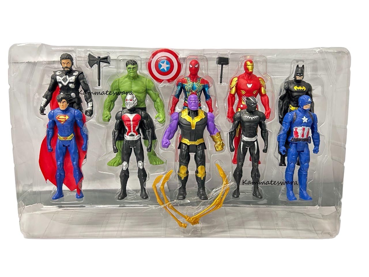 Superhero Action Figure Toys| Set of 10