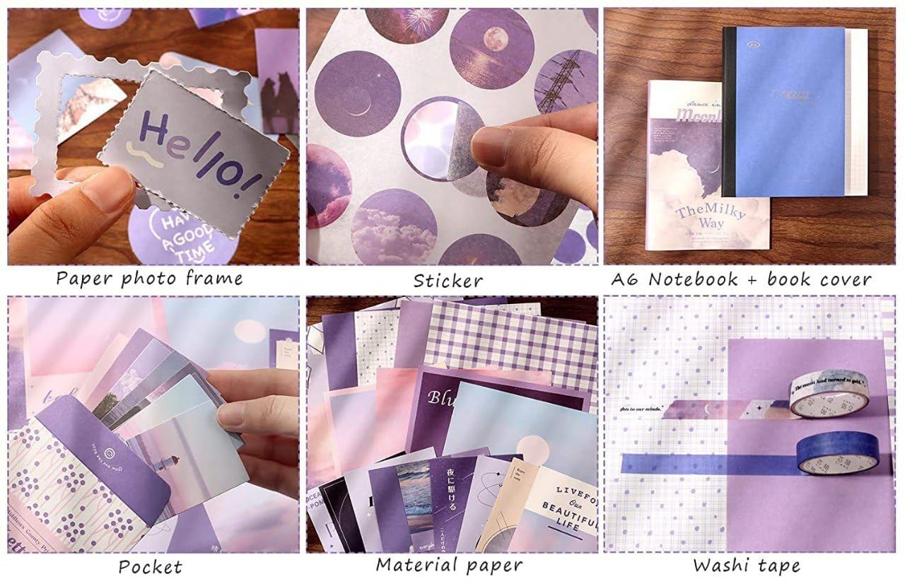 Purple Aesthetic Vintage Scrapbook