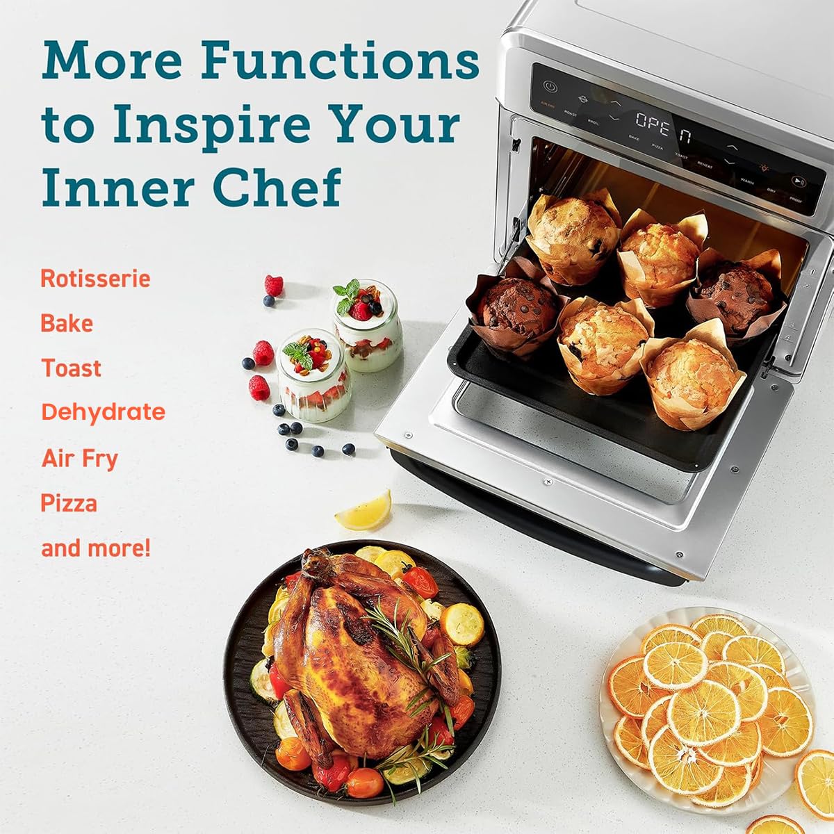 INALSA Air Fryer and Oven With 23L