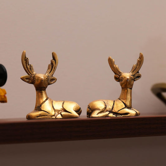 Brass Deer for Home Decor