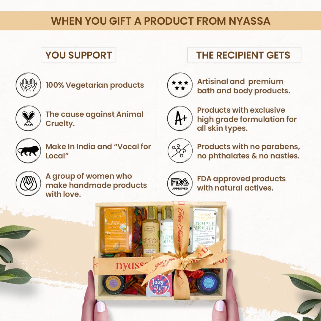 NYASSA Premium Bath and Body Care Set