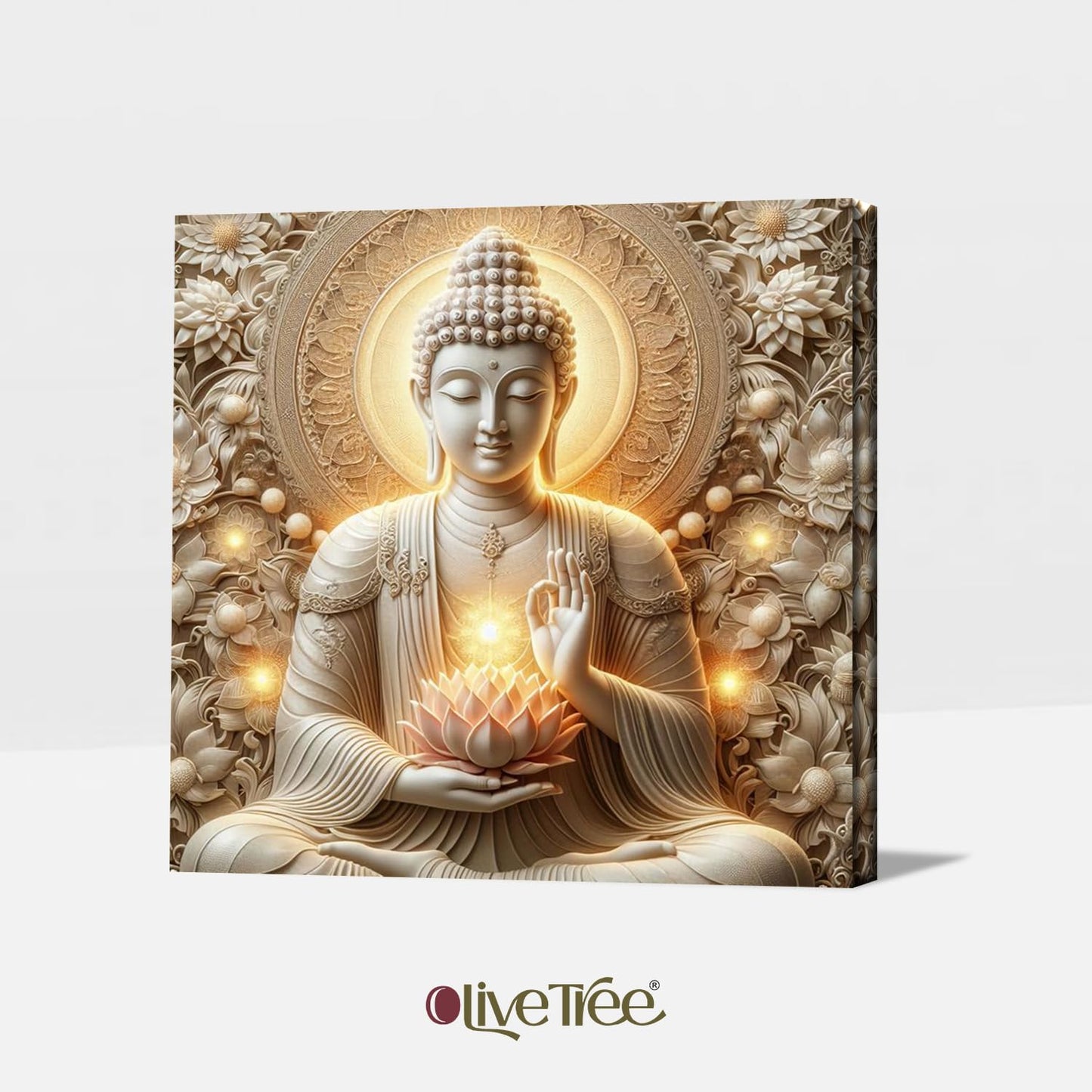 Gautam Buddha Wall Art Canvas Painting