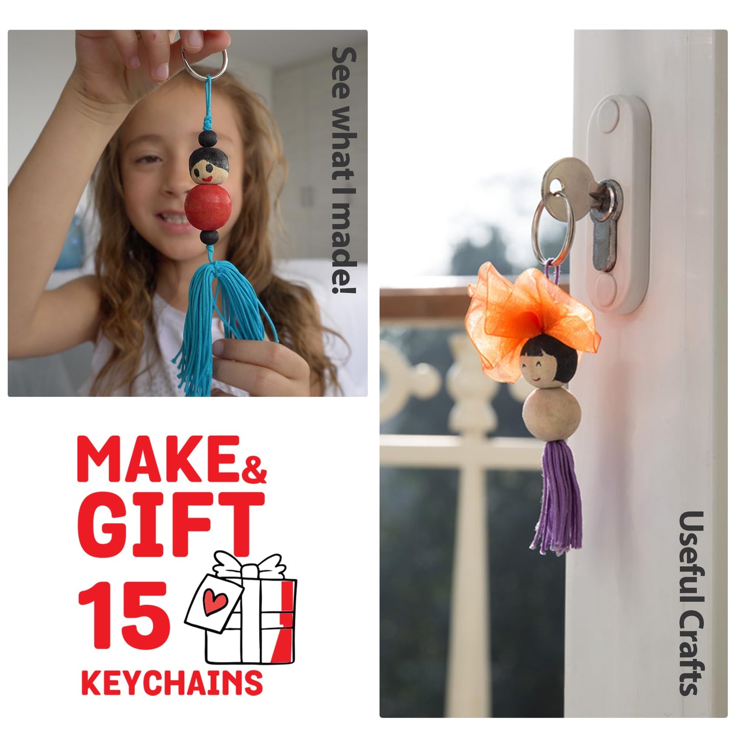 Keychain Dolls| Art And Craft Kit | 9-12 Years