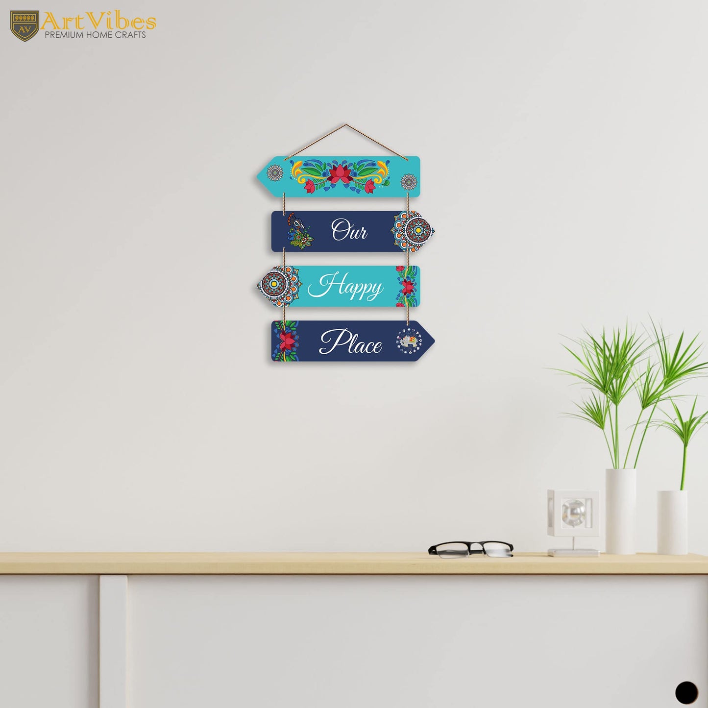 Happy Place Decorative Wall Art