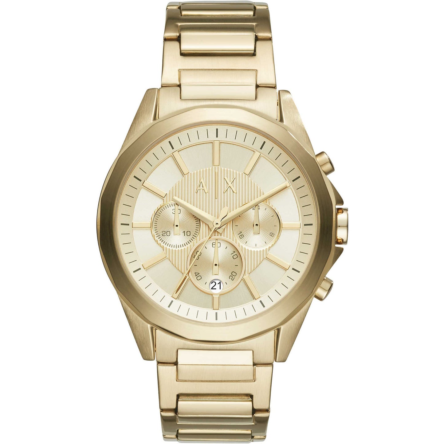 Armani Exchange Drexler Analog Gold Dial Men's Watch