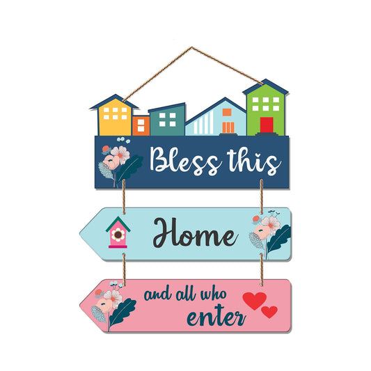 Happy Home Quote Decorative Wall Art