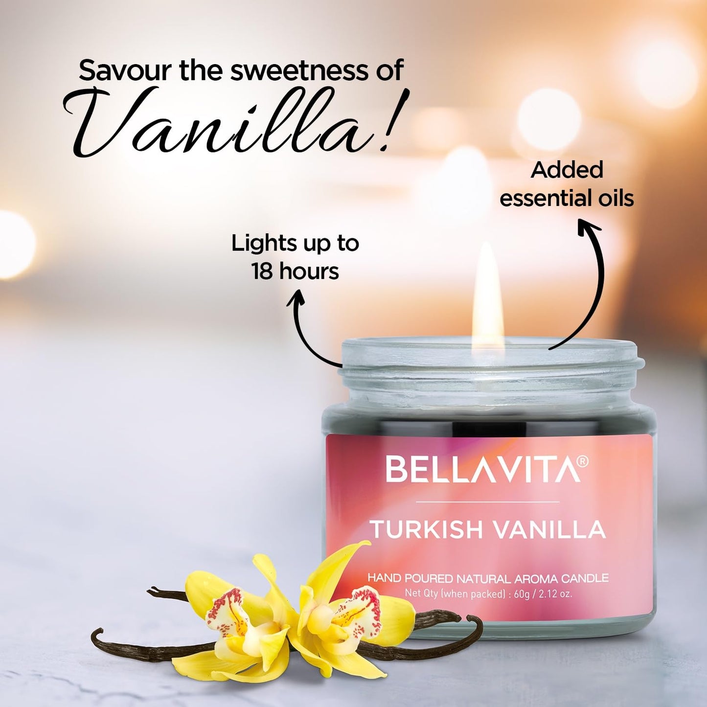 Bella Vita Organic Soy Wax Aroma Candles