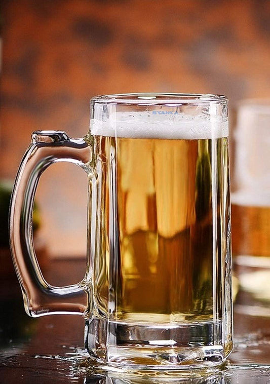 Italian Premium Glass Beer Mug - Set of 2