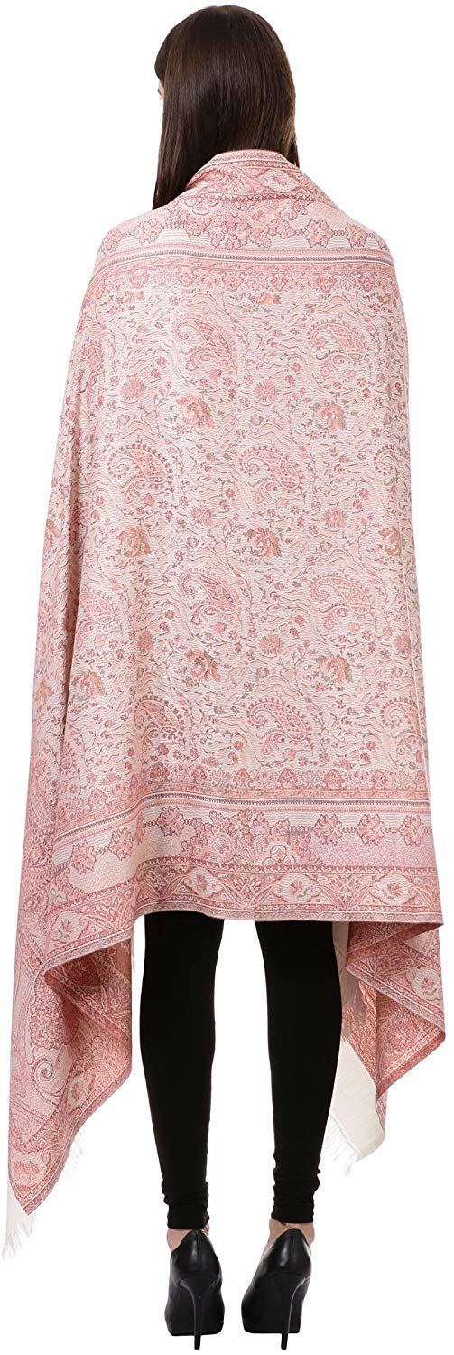 Pashtush Womens Jamawar Shawl