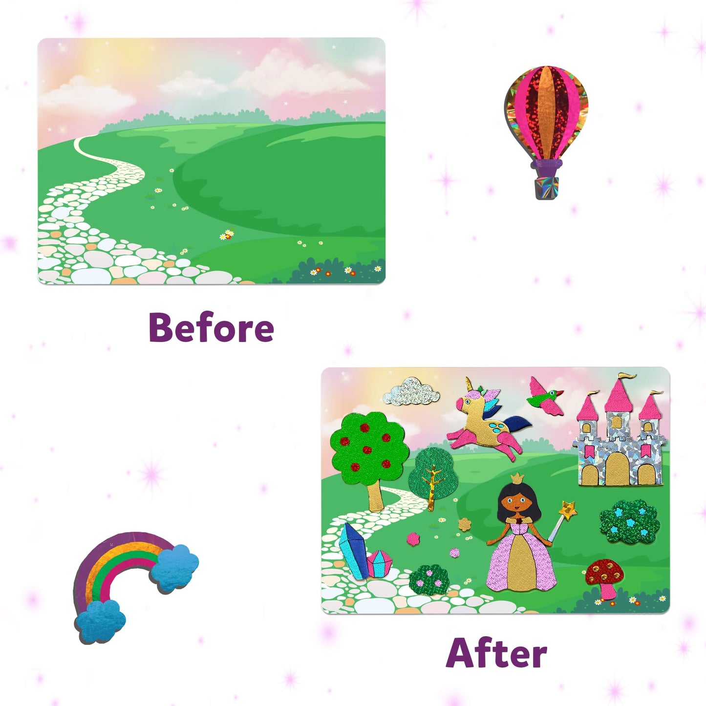 Foil Fun Unicorns & Princesses Craft Kit