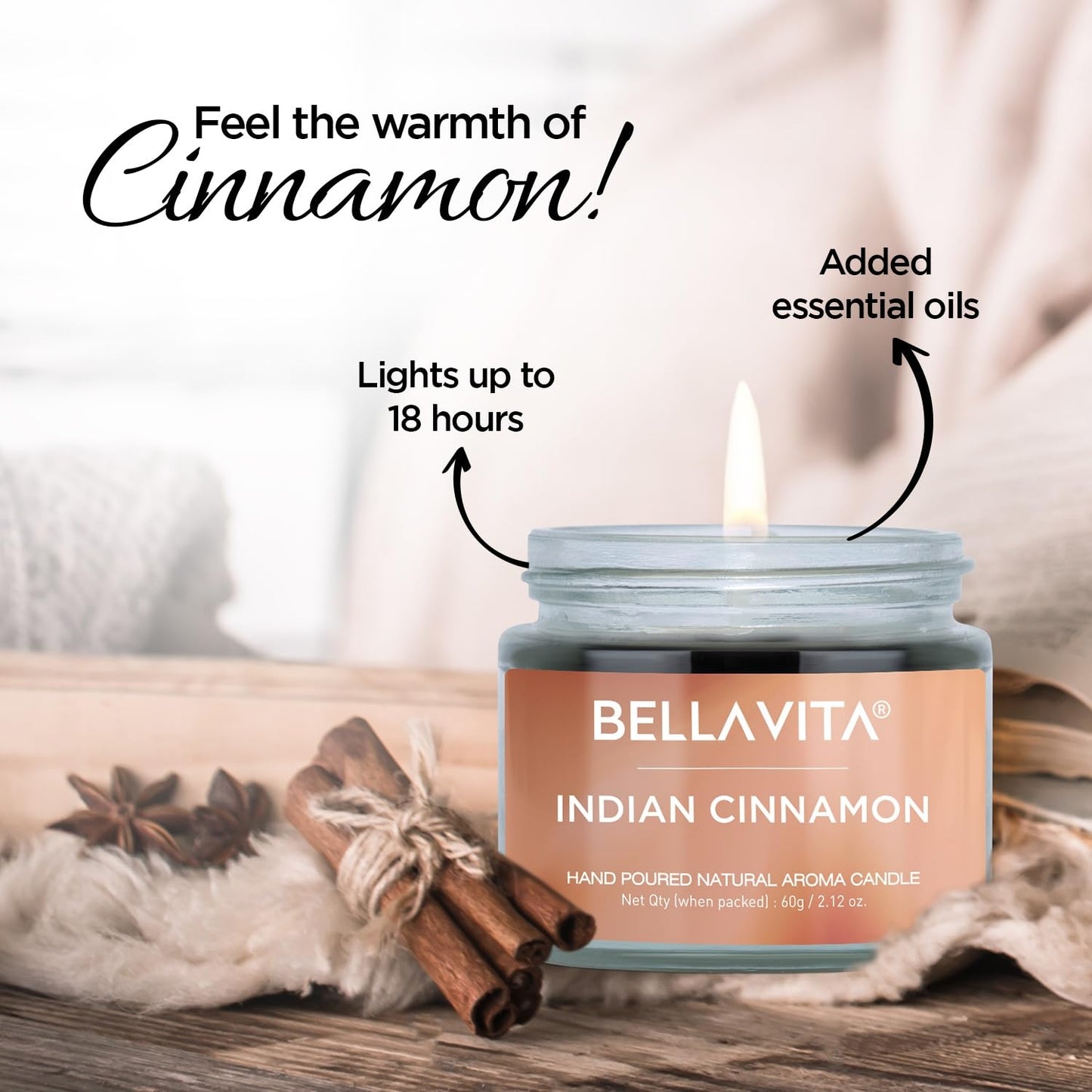 Bella Vita Organic Soy Wax Aroma Candles