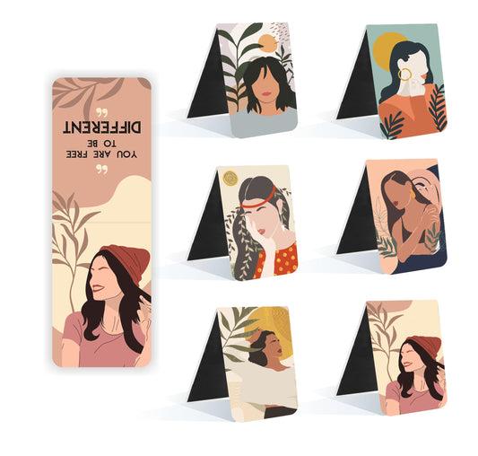 Women Magnetic Bookmarks