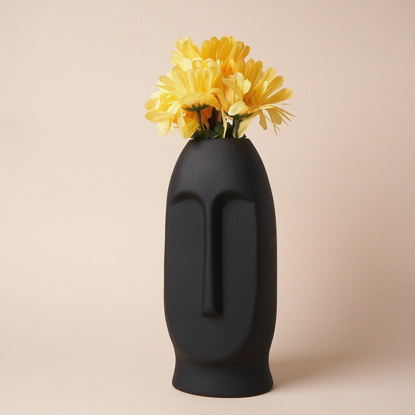 Decorative Face Ceramic Vase