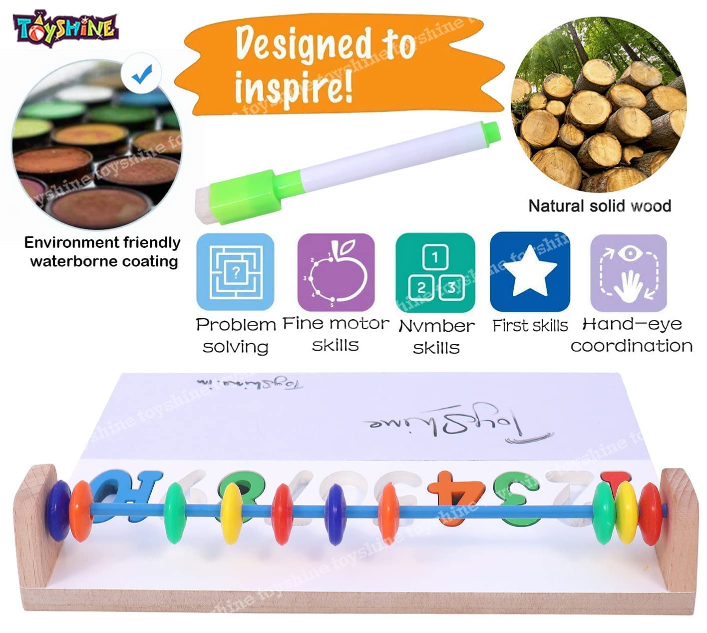 Wooden Learning Toy Combo