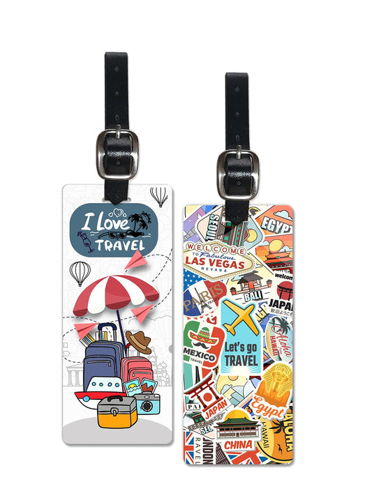 Luggage Tag Long Set of 2