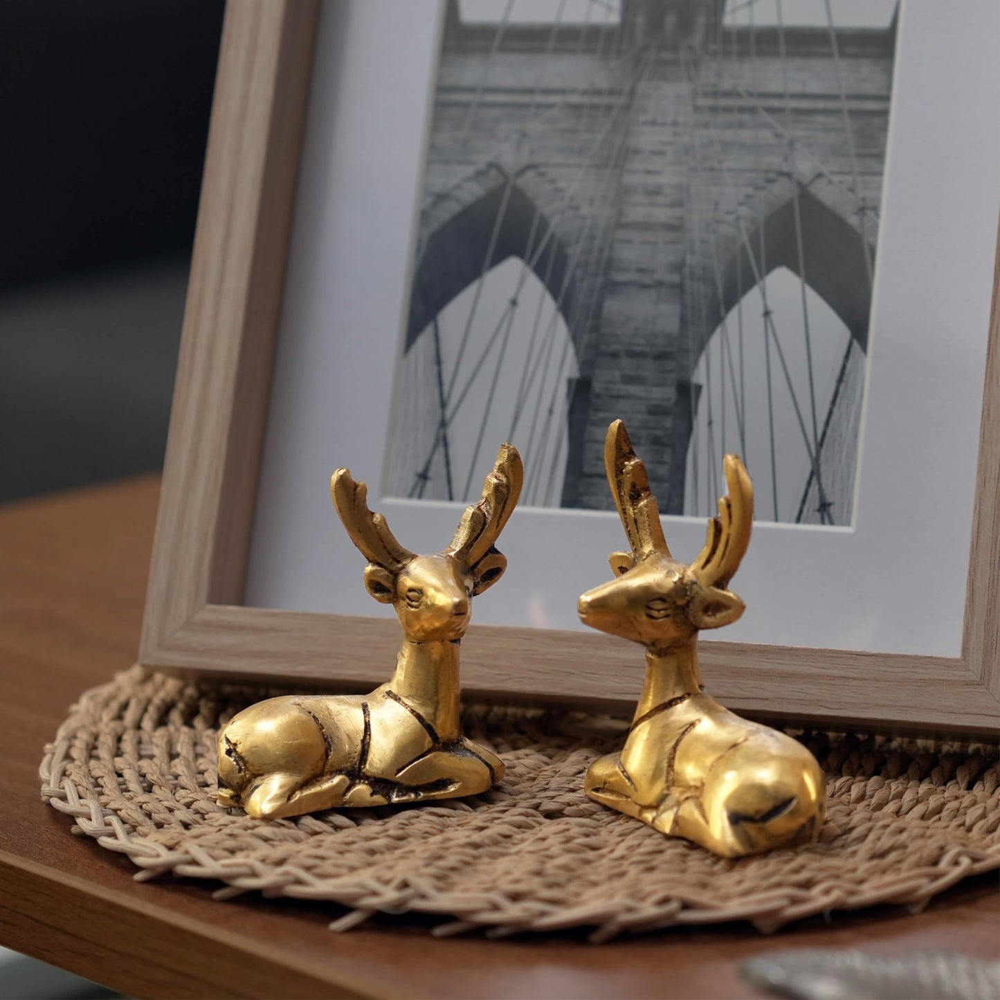 Brass Deer for Home Decor