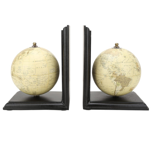 Vintage Globe Bookends