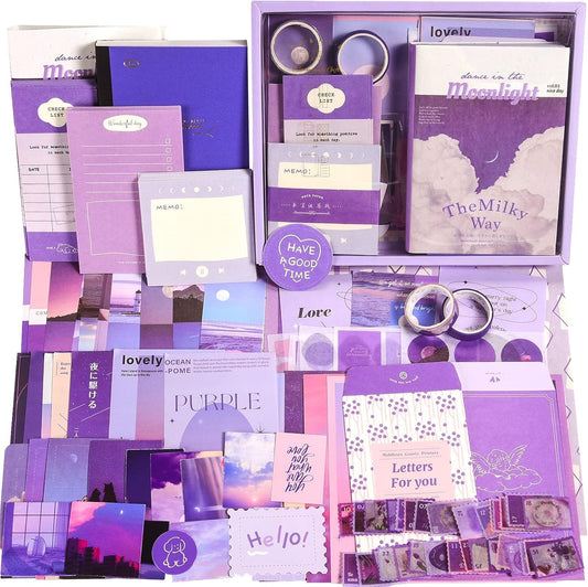 Purple Aesthetic Vintage Scrapbook