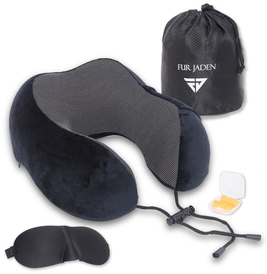 FUR JADEN Travel Pillow & Eye Mask