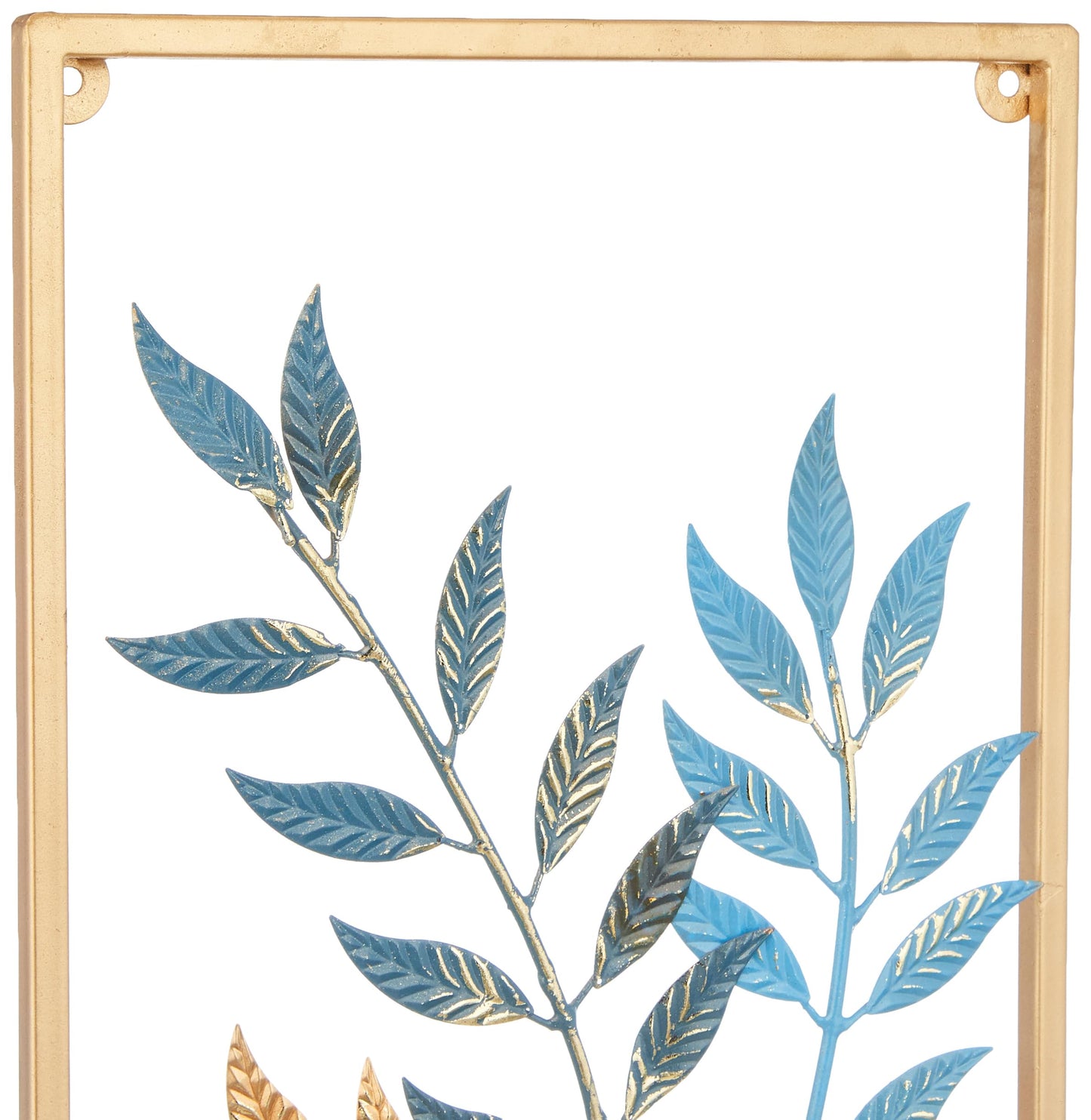 Metal Leaf Wall Hanging Decor- Set of 3