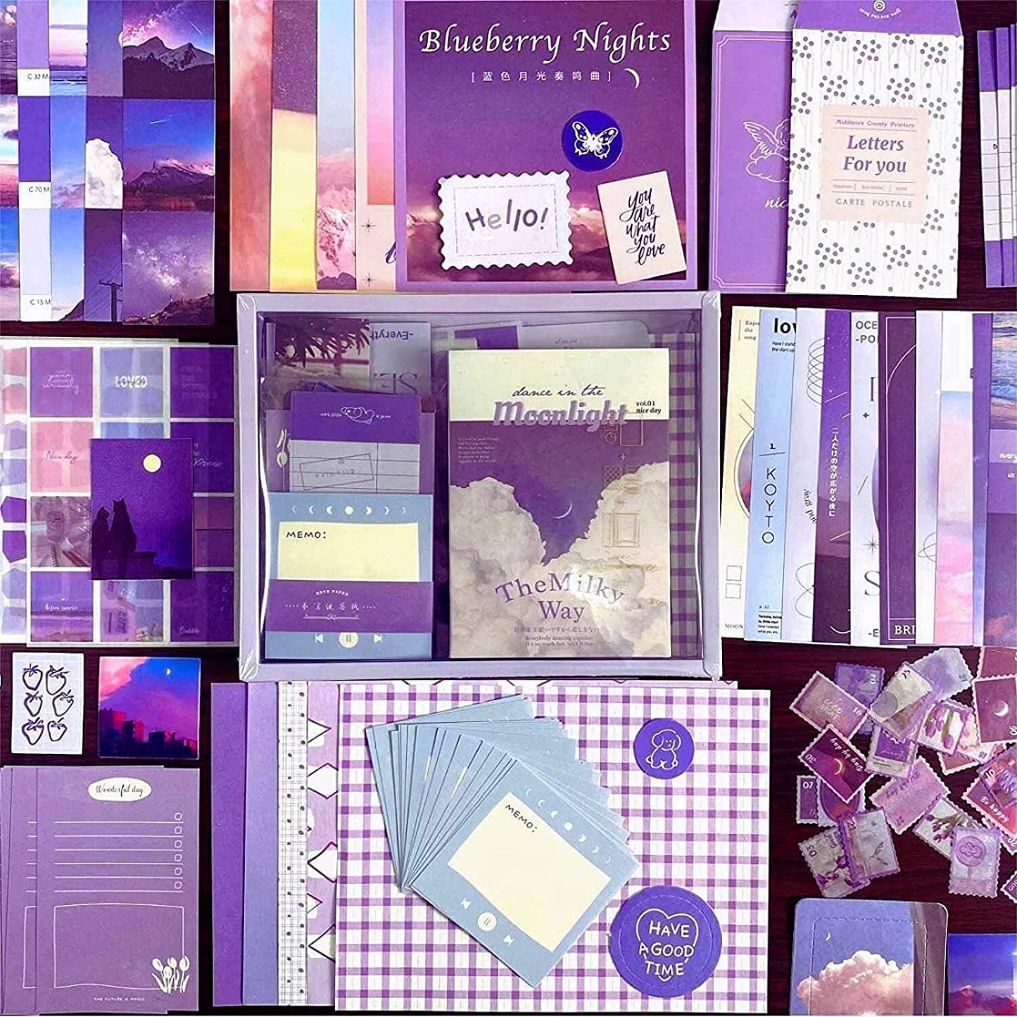 Purple Aesthetic Vintage Scrapbook