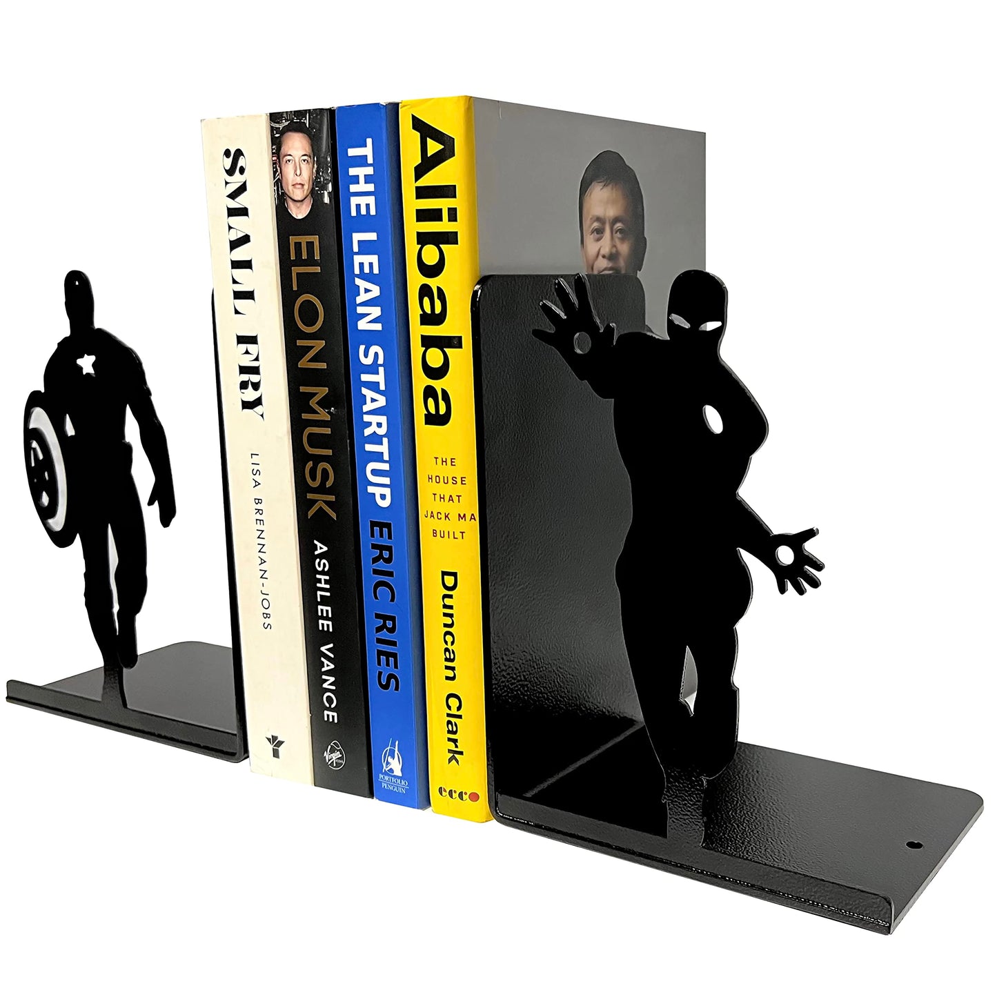 Superheros Metal Bookends