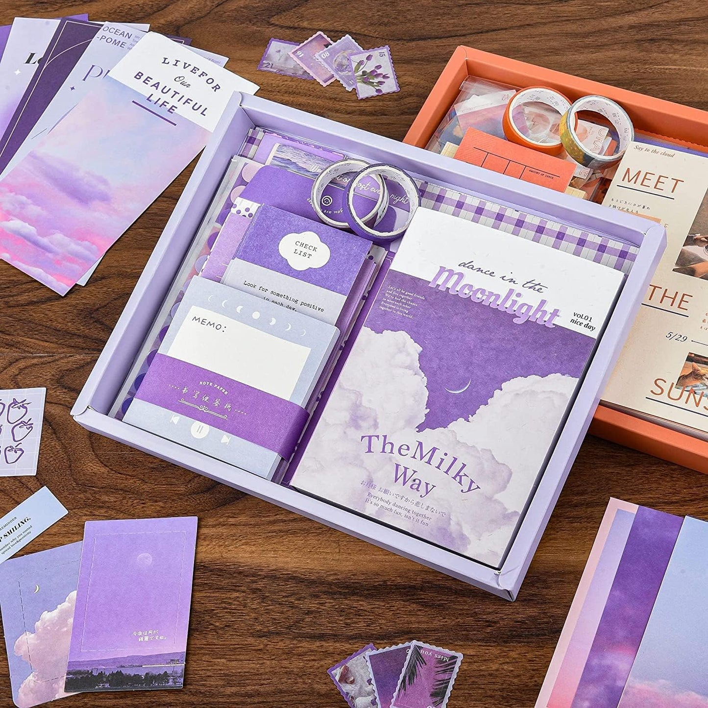 Purple Aesthetic Vintage Scrapbook