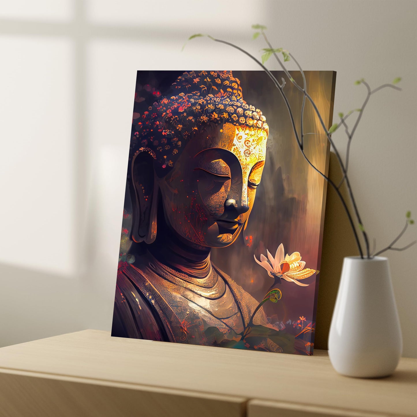 Canvas Painting Lord Buddha