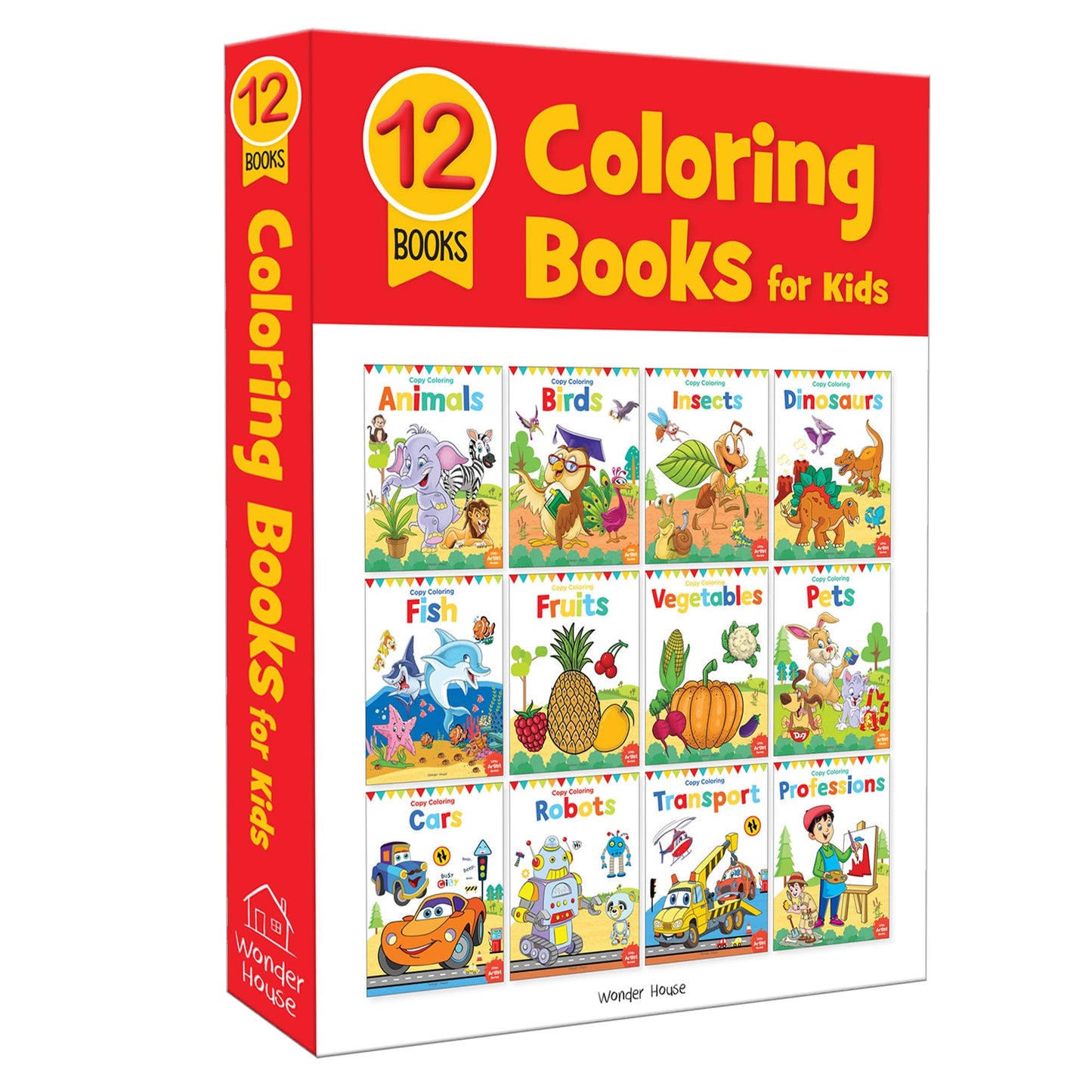 Coloring Books Pack of 12