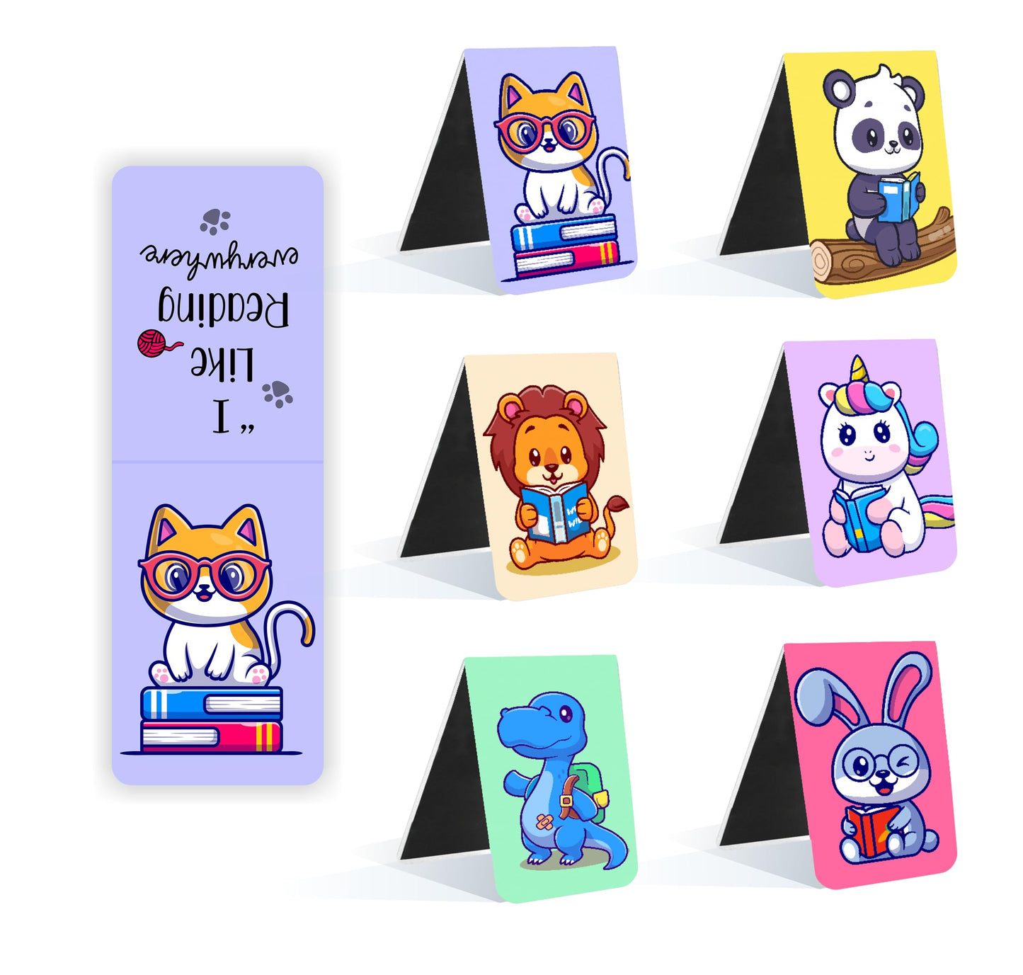 Cute Animal Magnetic Bookmarks