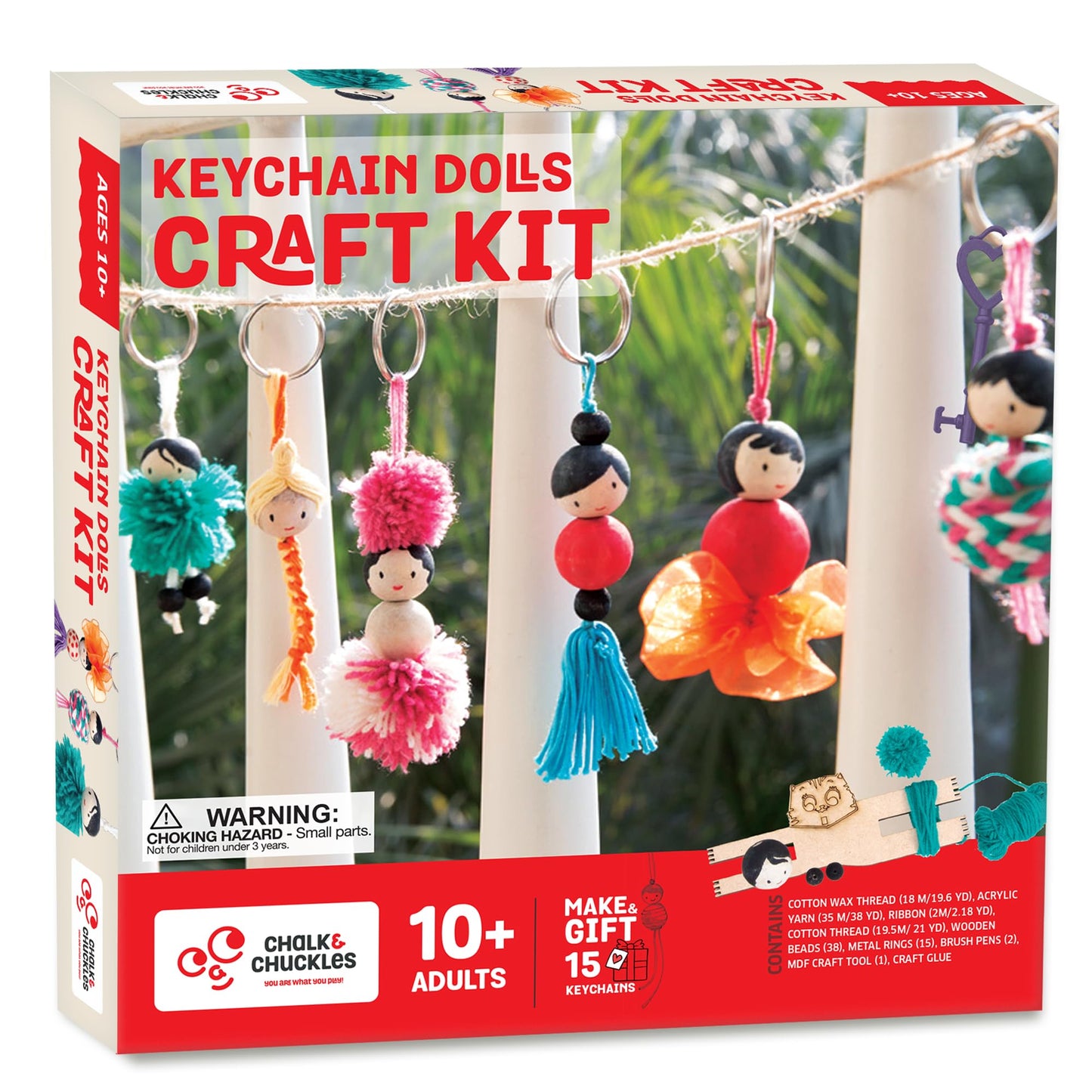 Keychain Dolls| Art And Craft Kit | 9-12 Years