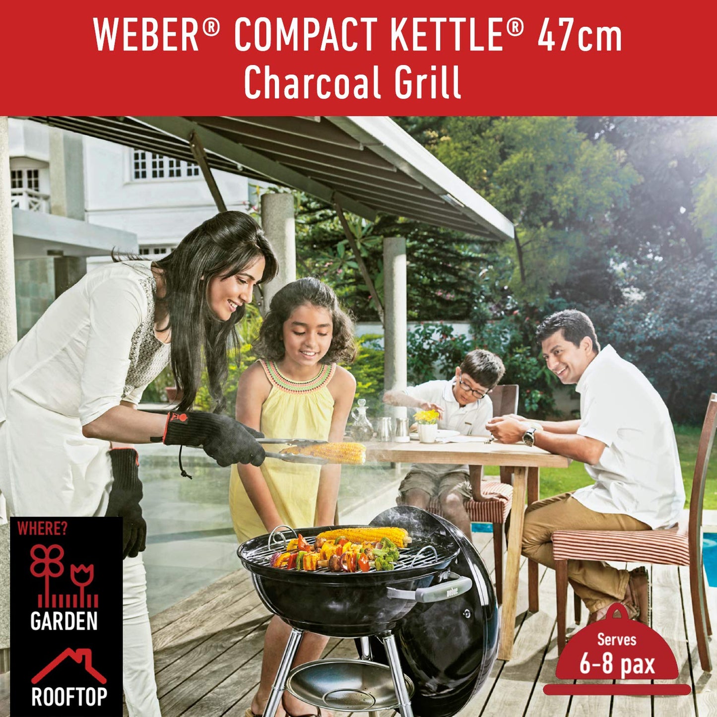 Weber 47Cm Compact Grill