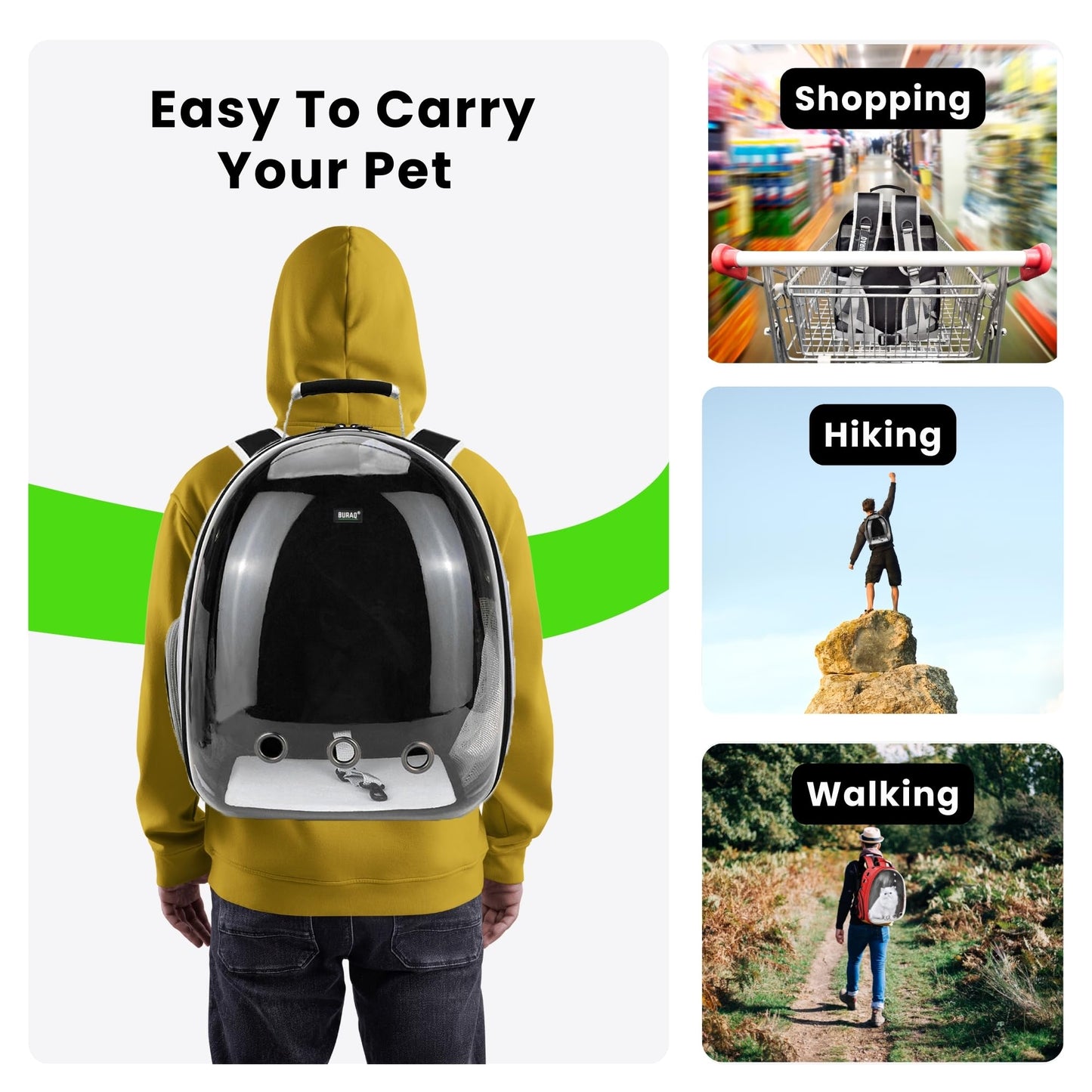 Transparent Pet Carrier Backpack