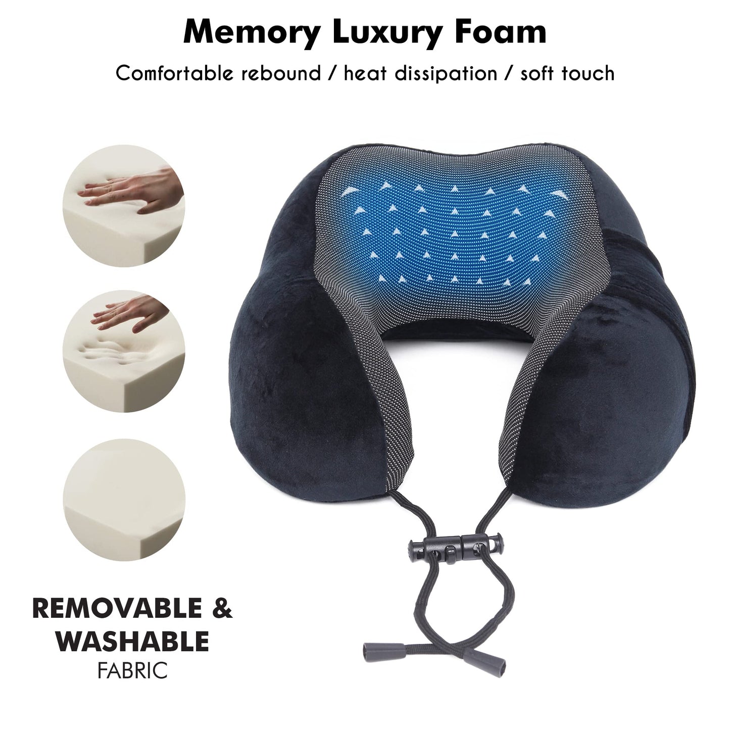 FUR JADEN Travel Pillow & Eye Mask