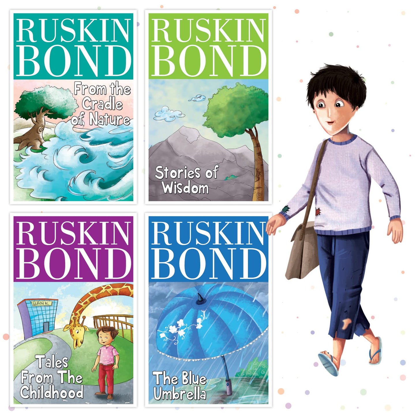 Pegasus Books Ruskin Bond- Set Of 4 Books