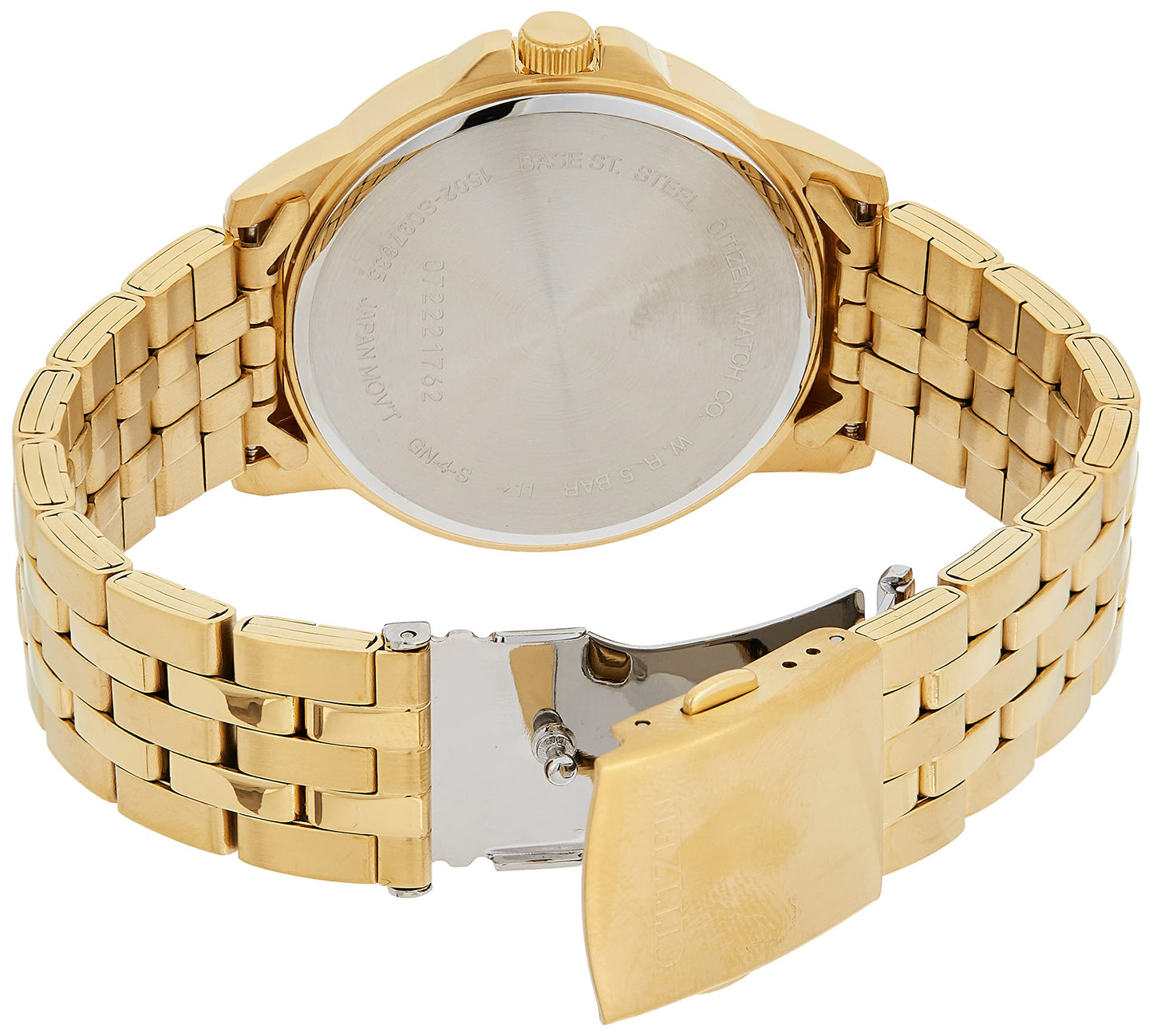 Citizen Stainless Steel Analog Gold Dial Men Watch