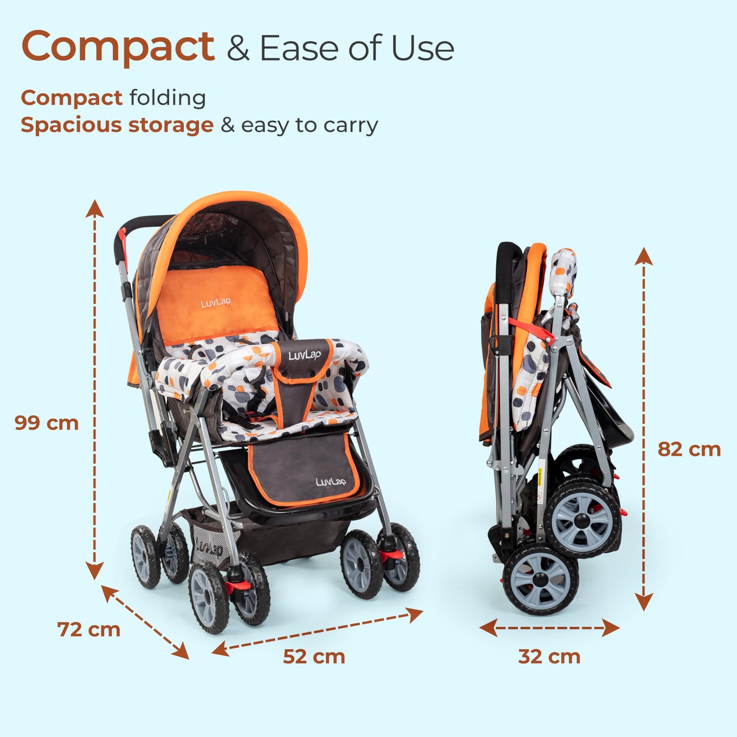 Stroller/Pram for 0 to 3 Years