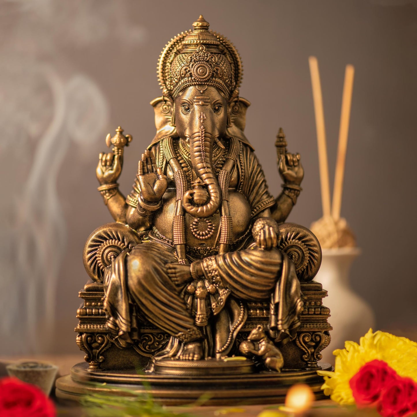 Lord Ganesha Divine Sculpture