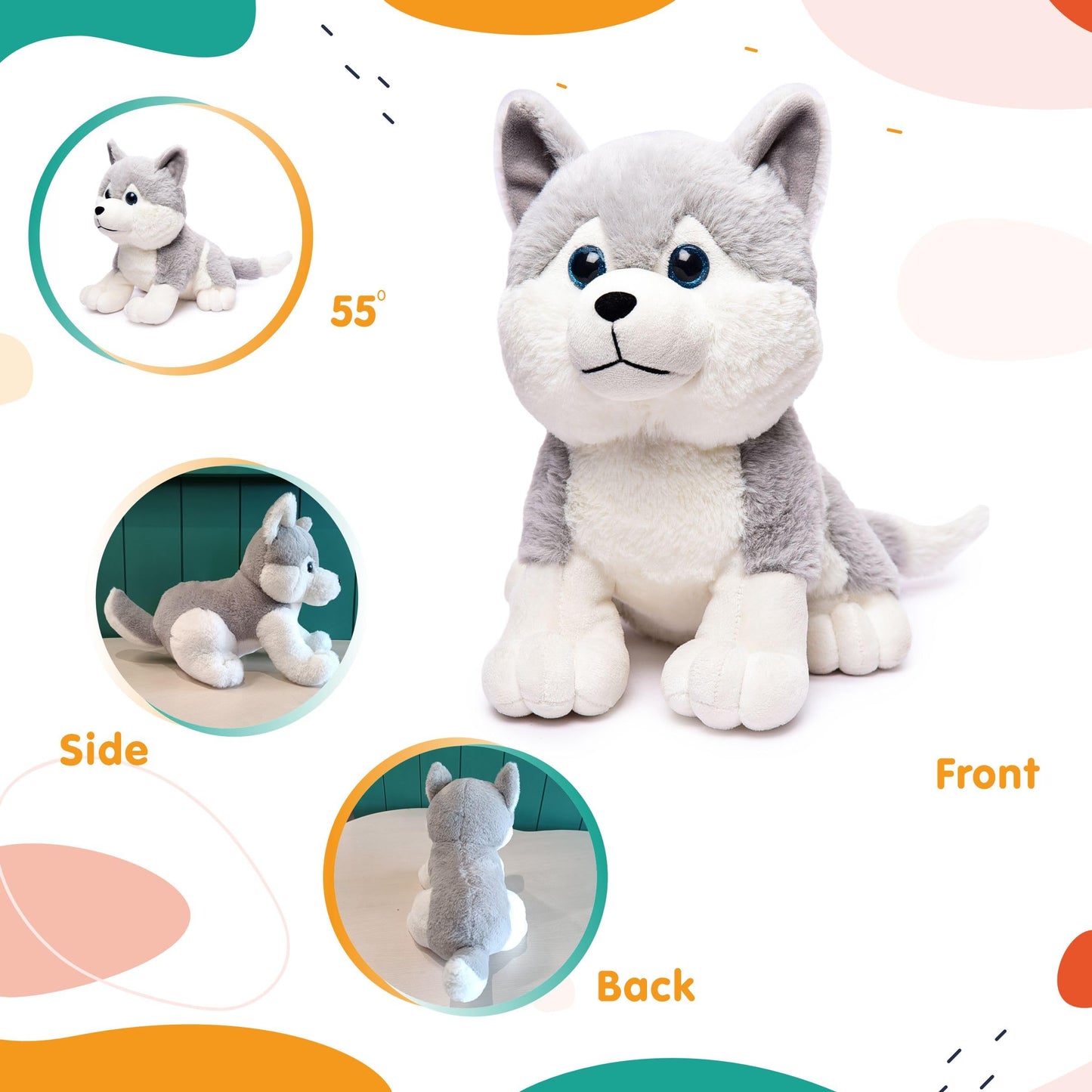 Webby Plush Husky Stuffed Toy