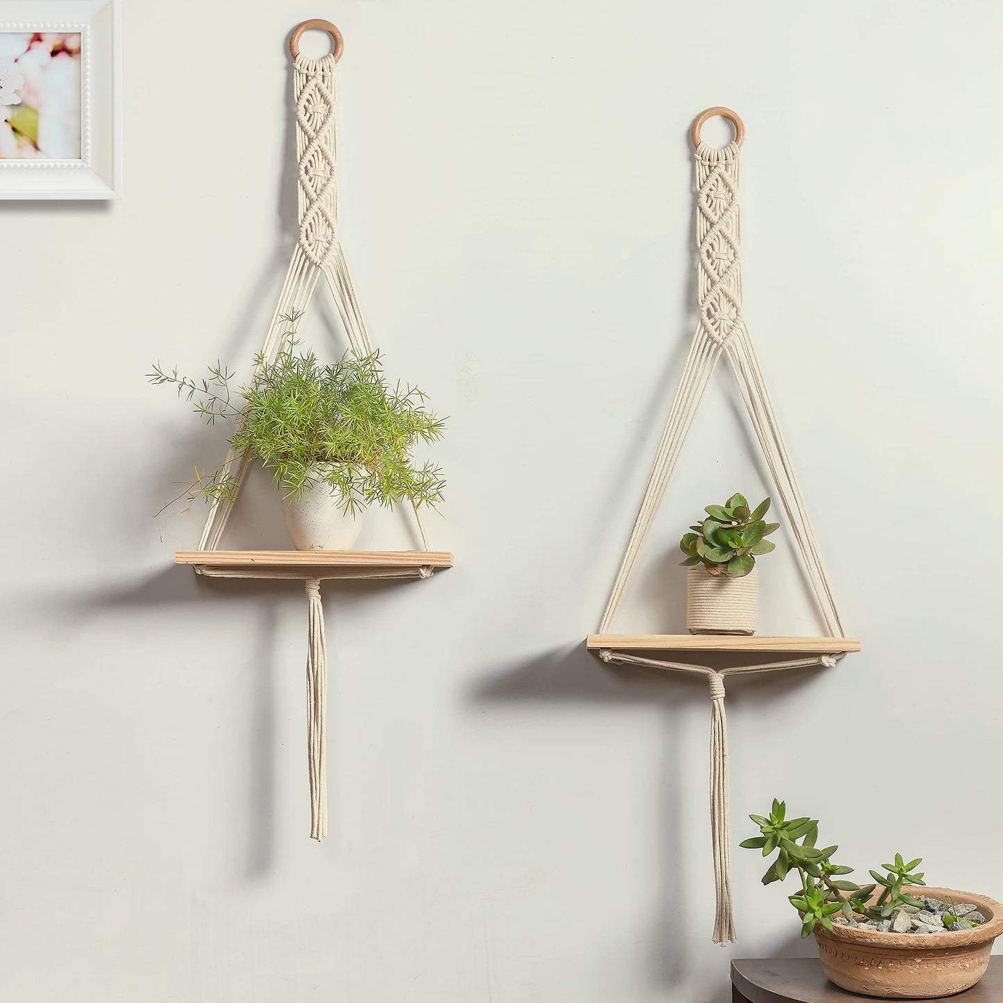 Macrame Handmade Wall Shelf