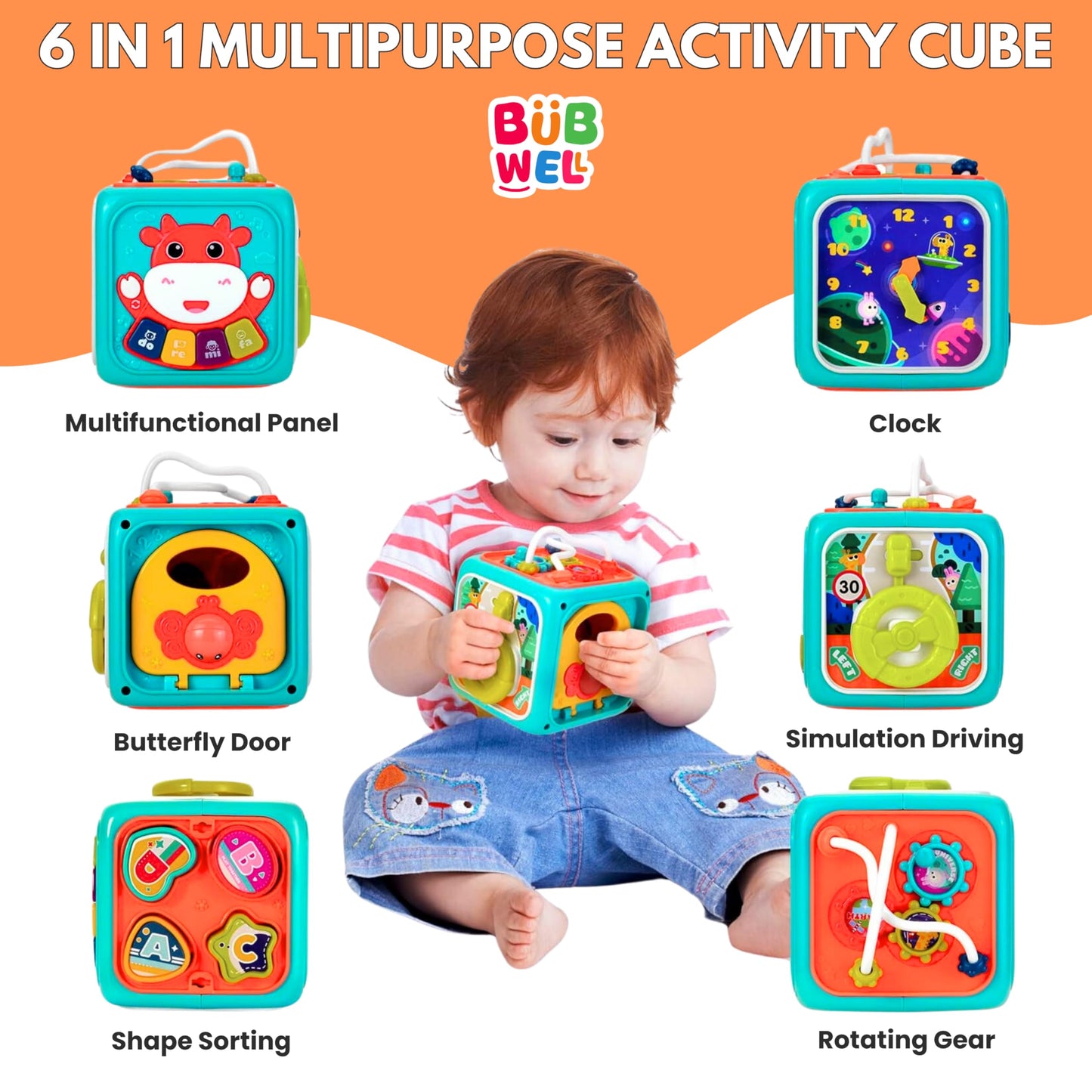 Activity Cube Play Center| Above 6 months