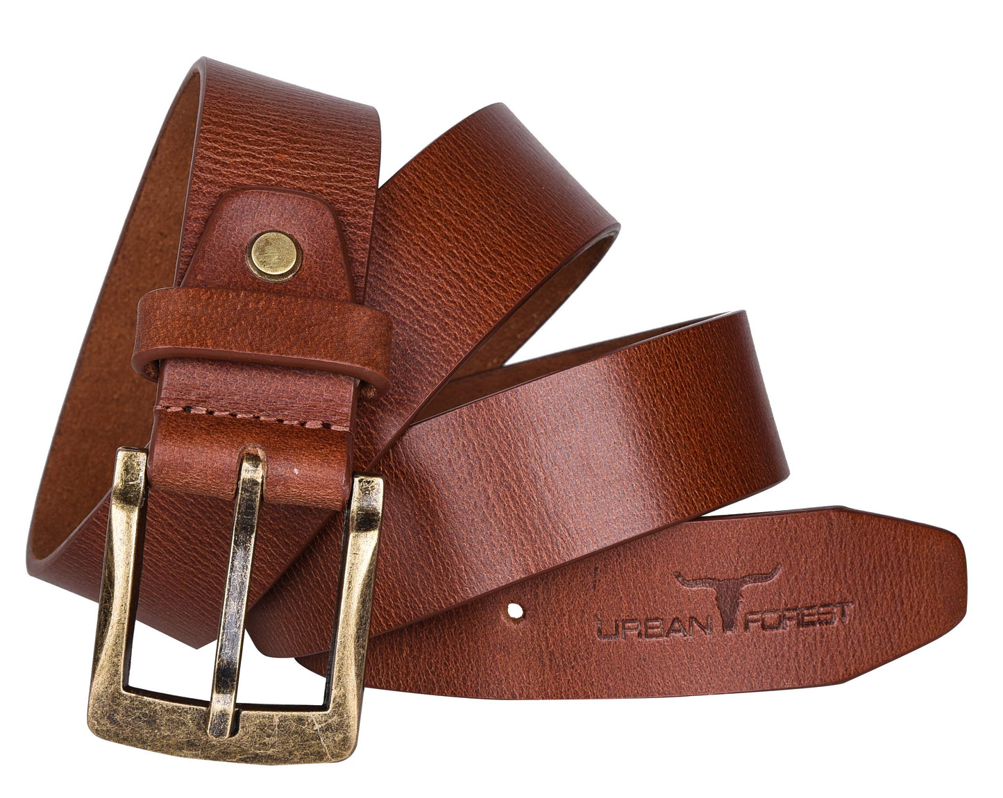 URBAN FOREST Leather Wallet & Belt Combo