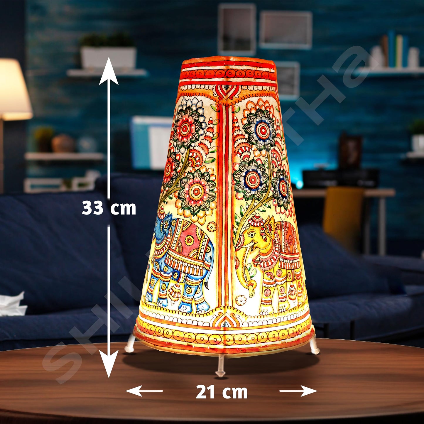 Handicraft Leather Lamp