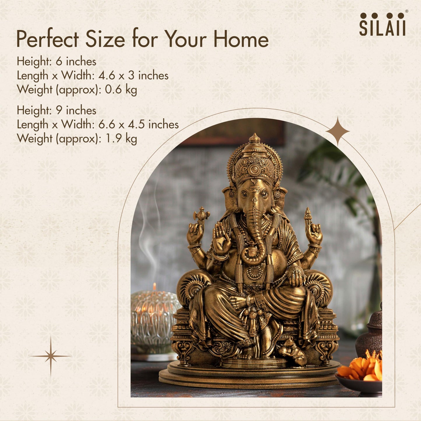 Lord Ganesha Divine Sculpture